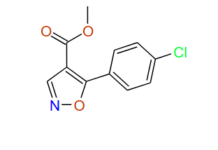 Methyl 5-(4-chlorophenyl)isoxazole-4-carboxylate, 97%
