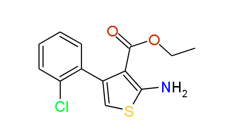Ethyl 2-amino-4-(2-chlorophenyl)thiophene-2 carboxylate, 97%