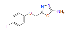 5-[1-(4-fluorophenoxy)ethyl]-1,3,4-Oxadiazol-2-amine