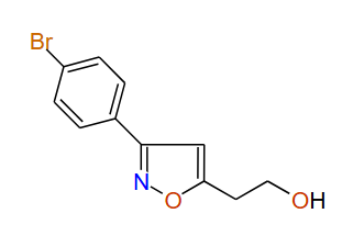 2-(3-(4-Bromophenyl)isoxazol-5-yl)ethanol, 97%