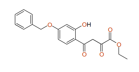 Ethyl 4-(4-(benzyloxy)-2-hydroxyphenyl)-2,4-dioxobutanoate