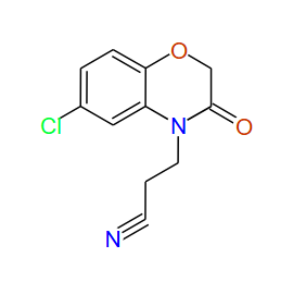 3-(6-Chloro-2,3-dihydro-3-oxobenzo[b][1,4]oxazin-4-yl)propanenitrile, 97%