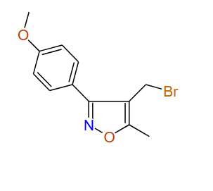 4-(bromomethyl)-3-(4-methoxyphenyl)-5-methylisoxazole, 97%