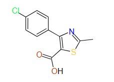4-(4-Chlorophenyl)-2-methylthiazole-5-carboxylic acid, 97%