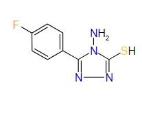 4-Amino-3-(4-fluorophenyl)-5-mercapto-4H-1,2,4-triazole, 96%