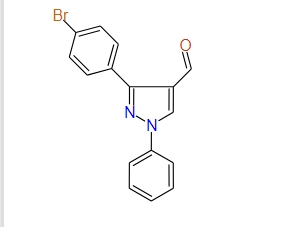 3-(4-Bromophenyl)-1-phenyl-1H-pyrazole-4-carbaldehyde, 97%