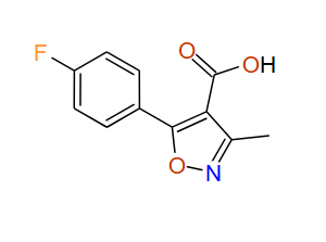 5-(4-Fluorophenyl)-3-methyl-4-isoxazolecarboxylic acid