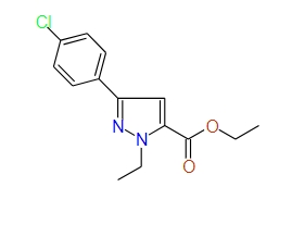 Ethyl 3-(4-chlorophenyl)-1-ethyl-1H-pyrazole-5-carboxylate, 97%