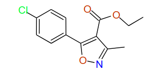 Ethyl 5-(4-chlorophenyl)-3-methylisoxazole-4-carboxylate