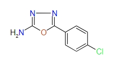 5-(4-Chlorophenyl)-1,3,4-oxadiazol-2-amine, 95%