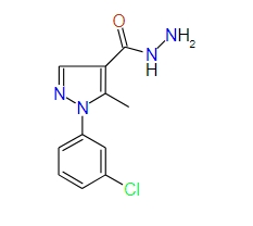 1-(3-Chlorophenyl)-5-methyl-1H-pyrazole-4-carbohydrazide, 97%