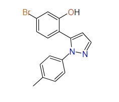 5-Bromo-2-(1-p-tolyl-1H-pyrazol-5-yl)phenol, 97%