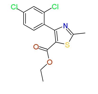 Ethyl 4-(2,4-dichlorophenyl)-2-methylthiazole-5-carboxylate, 97%