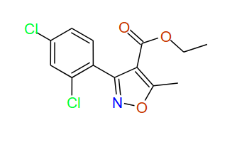 Ethyl 3-(2,4-dichlorophenyl)-5-methylisoxazole-4-carboxylate